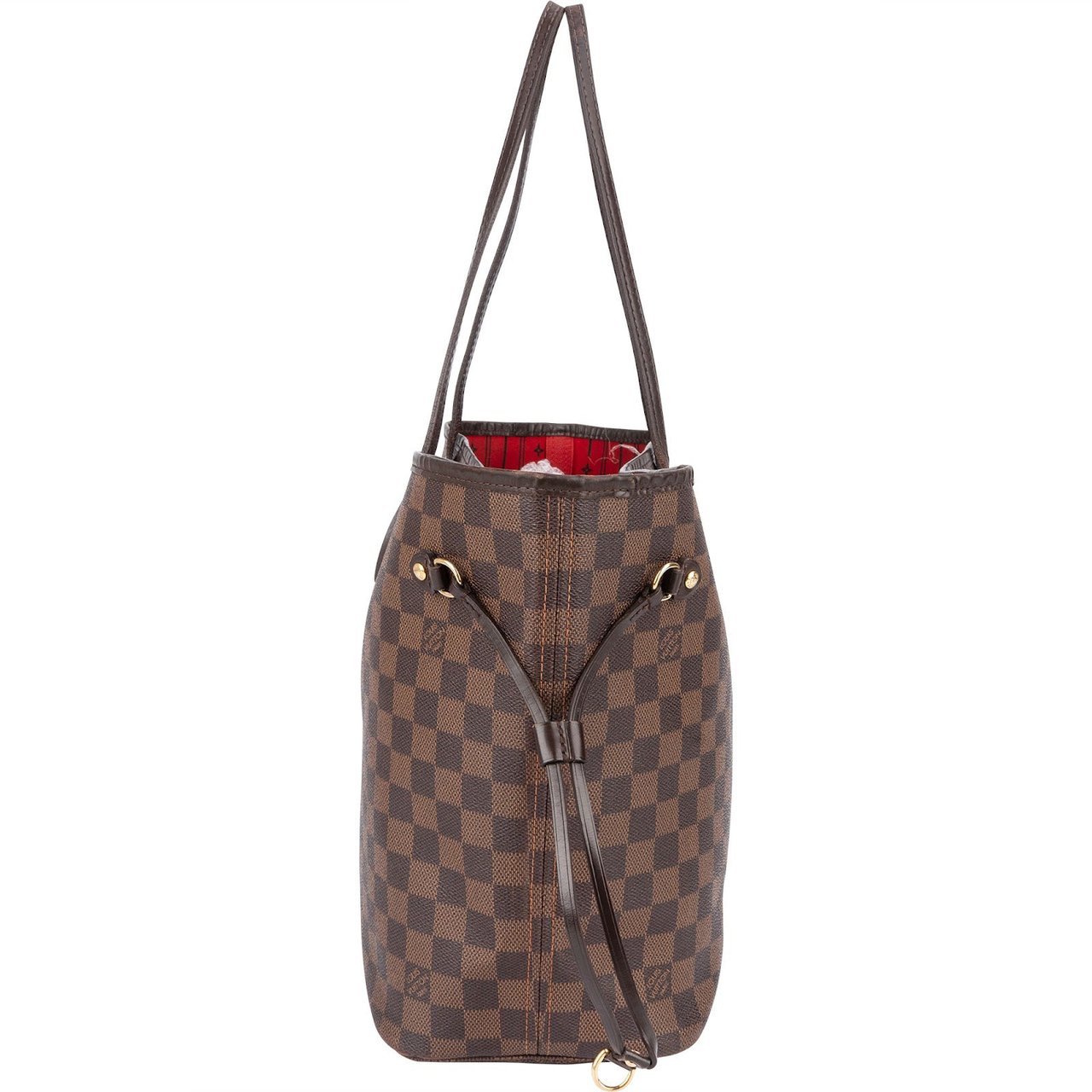 Louis Vuitton Louis Vuitton Monogram Damier Ebene Neverfull MM Shoulder Bag Bruin