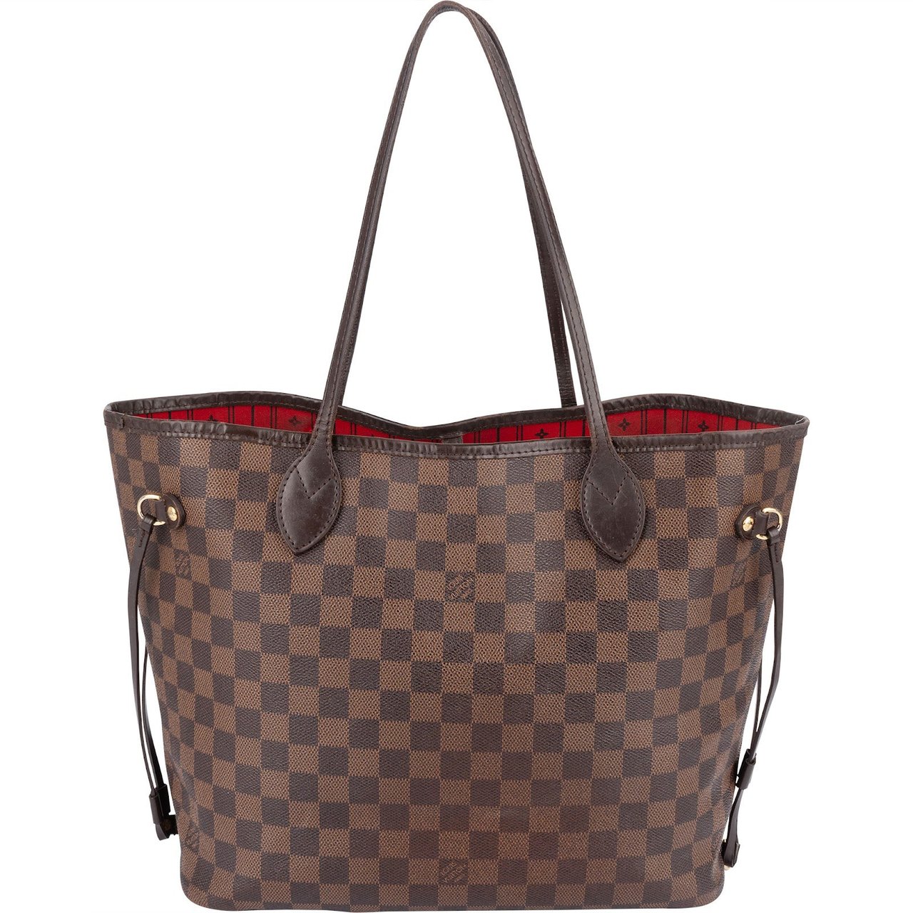 Louis Vuitton Louis Vuitton Monogram Damier Ebene Neverfull MM Shoulder Bag Bruin