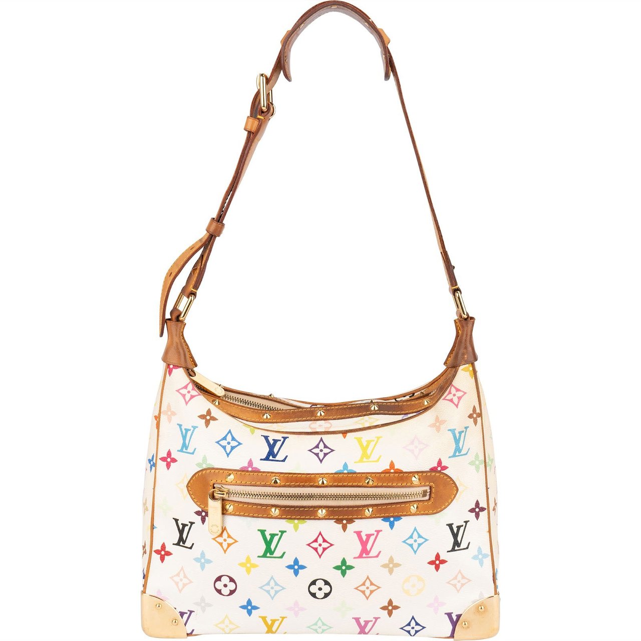 Louis Vuitton Louis Vuitton Monogram Murakami Multicolor Boulogne Crossbody Bag Wit