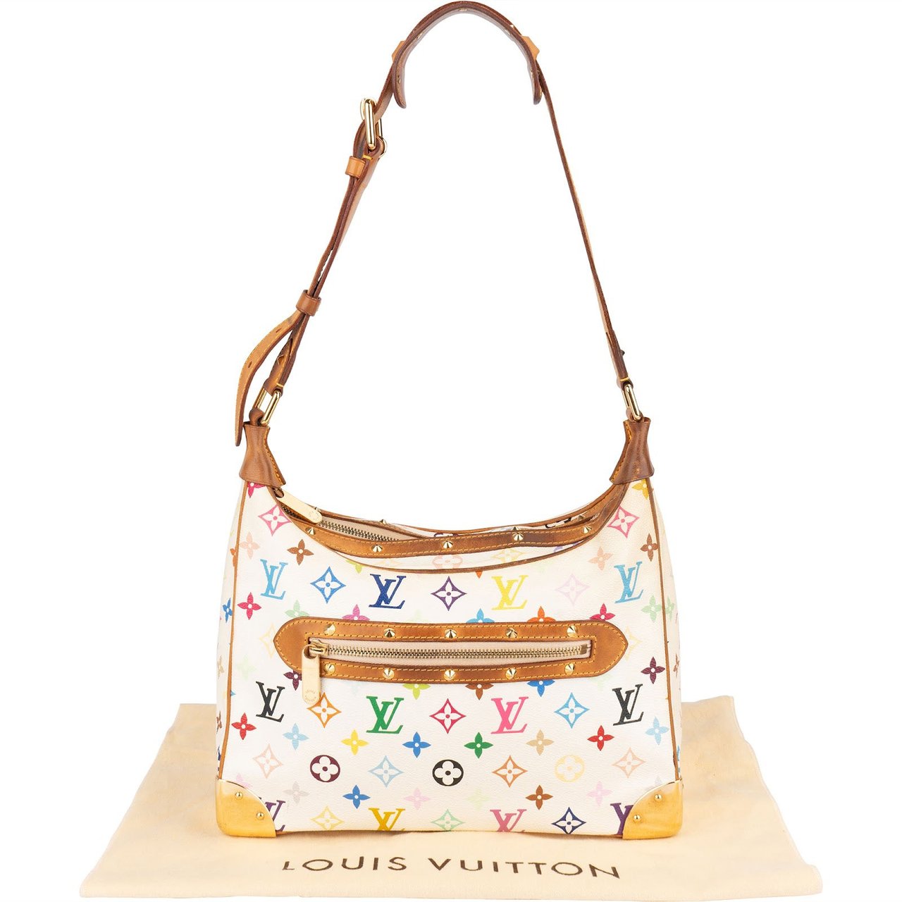Louis Vuitton Louis Vuitton Monogram Murakami Multicolor Boulogne Crossbody Bag Wit