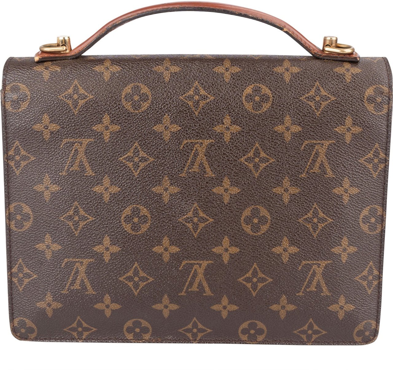 Louis Vuitton Louis Vuitton Monogram Canvas Monceau Handbag Bruin
