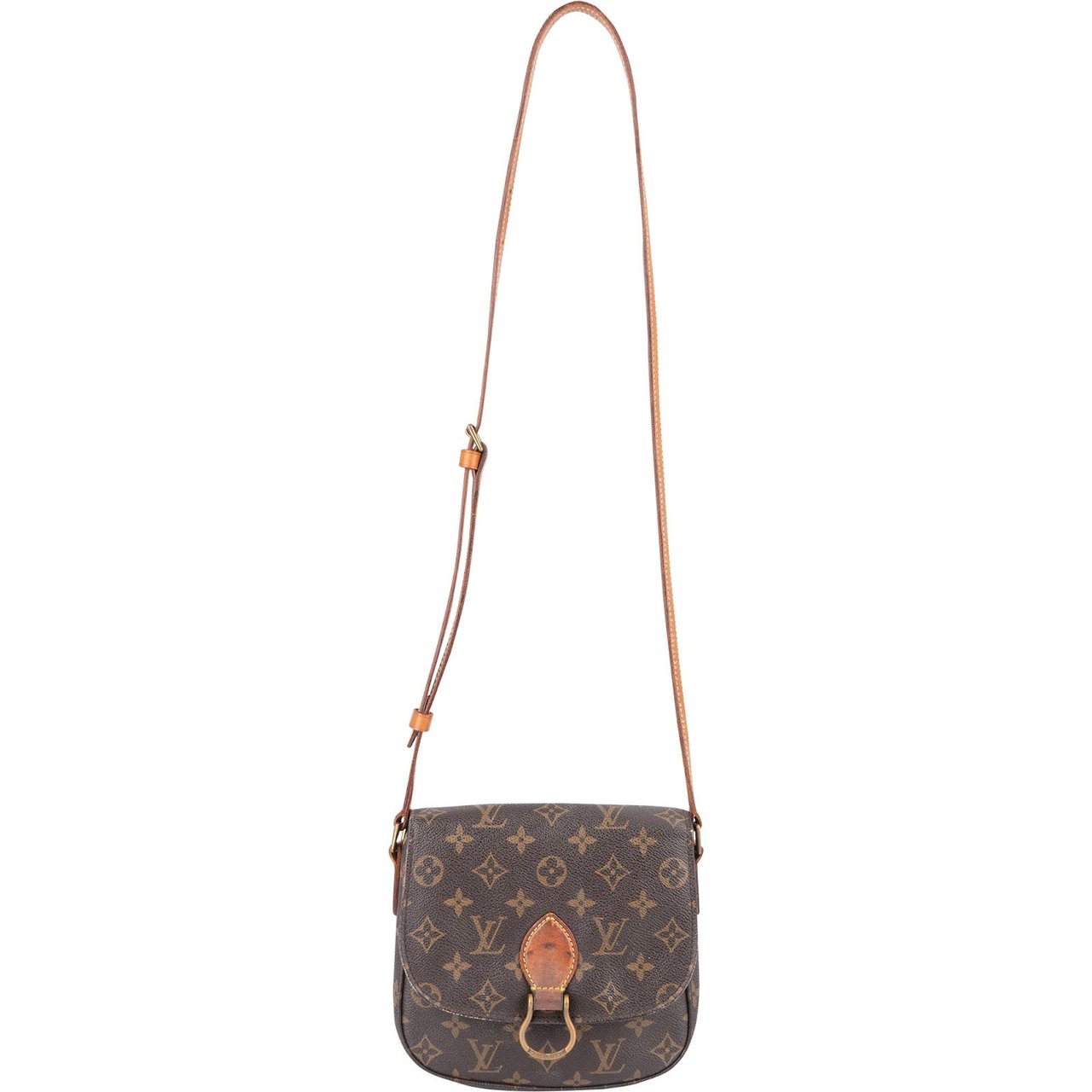 Louis Vuitton Louis Vuitton Monogram Canvas Saint Cloud PM Crossbody Bag Bruin