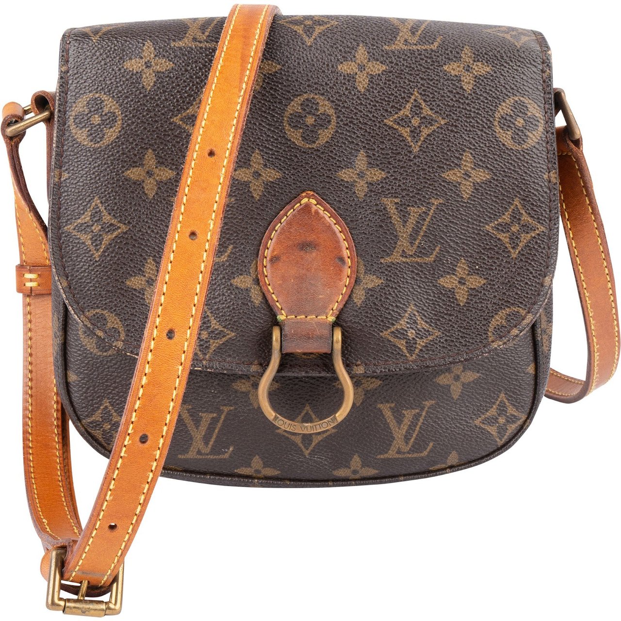 Louis Vuitton Louis Vuitton Monogram Canvas Saint Cloud PM Crossbody Bag Bruin