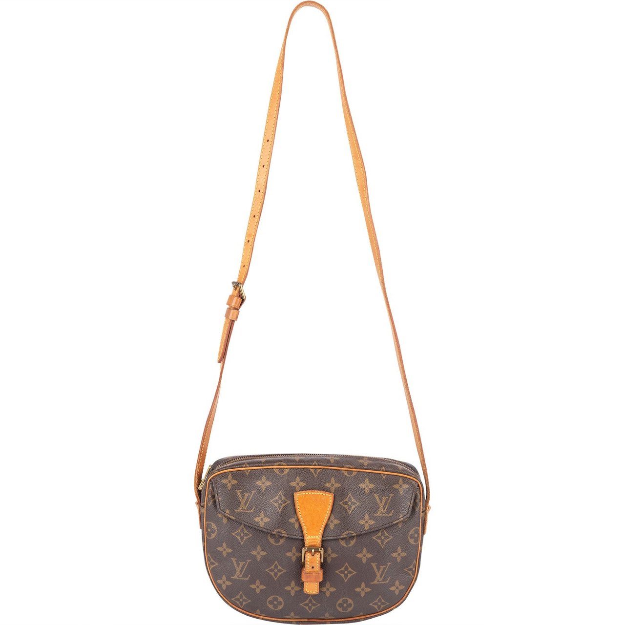 Louis Vuitton Louis Vuitton Monogram Canvas Jeune Fille MM Crossbody Bag Bruin