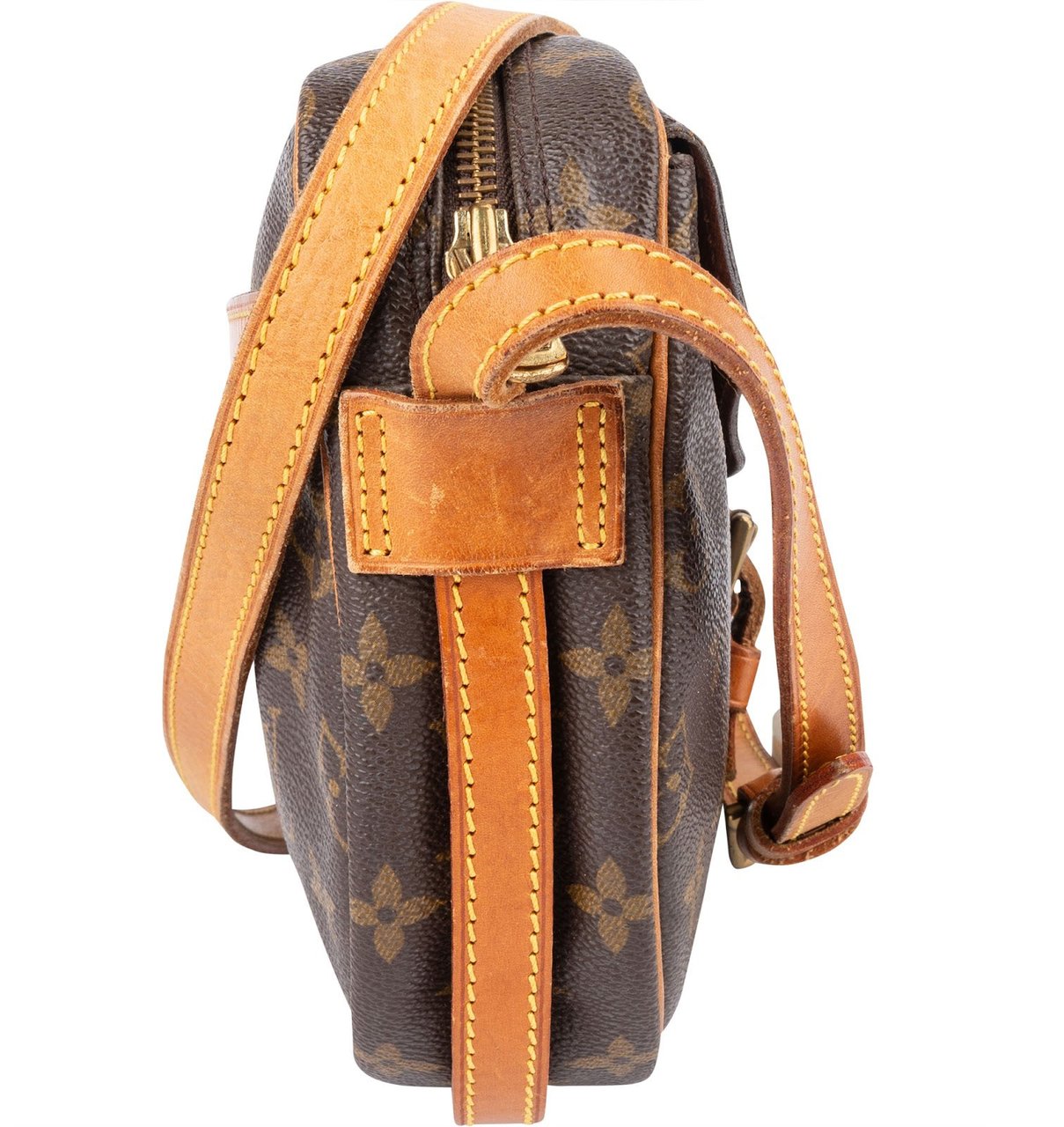 Louis Vuitton Louis Vuitton Monogram Canvas Jeune Fille MM Crossbody Bag Bruin