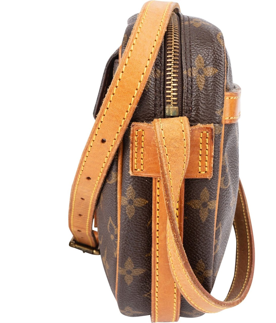 Louis Vuitton Louis Vuitton Monogram Canvas Jeune Fille MM Crossbody Bag Bruin