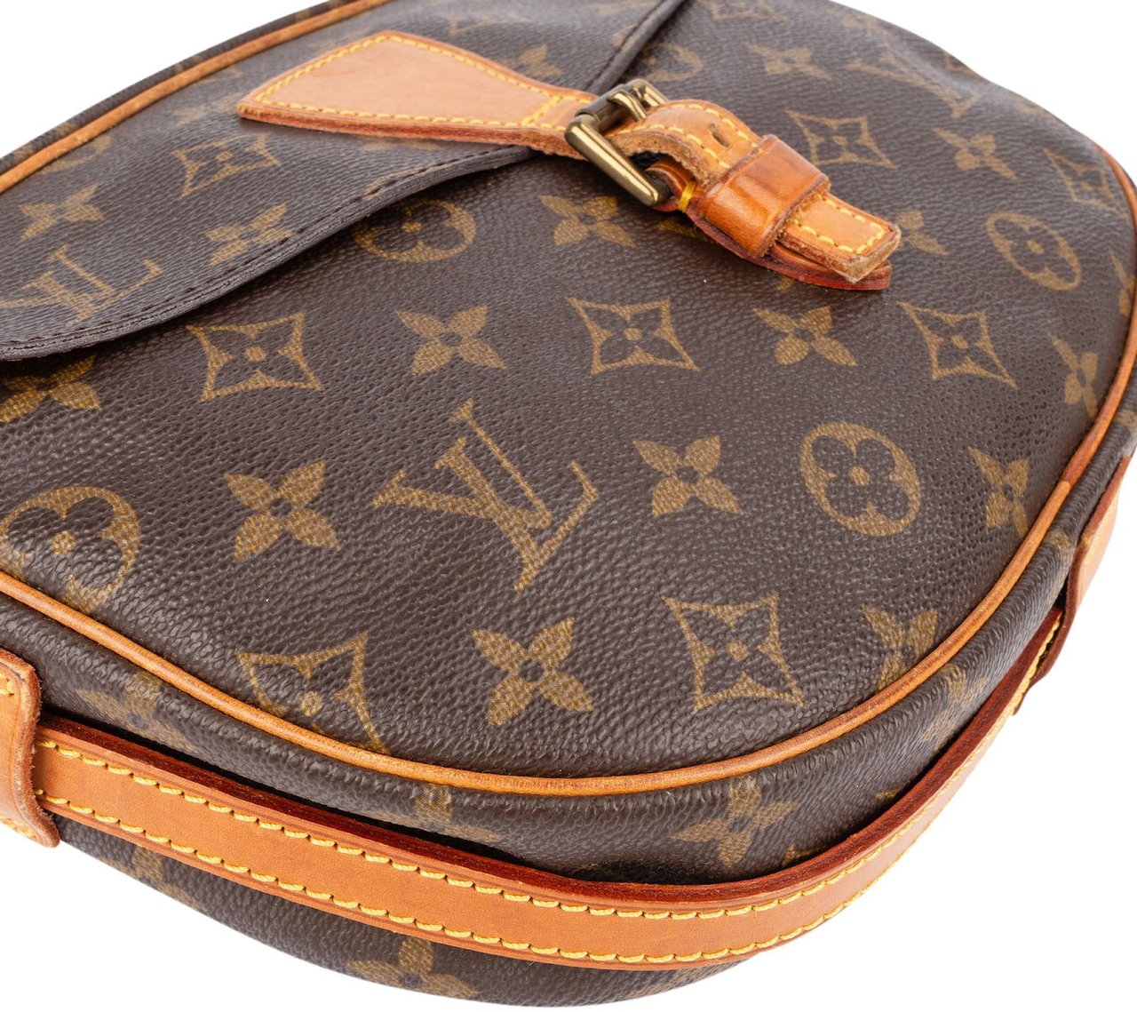 Louis Vuitton Louis Vuitton Monogram Canvas Jeune Fille MM Crossbody Bag Bruin
