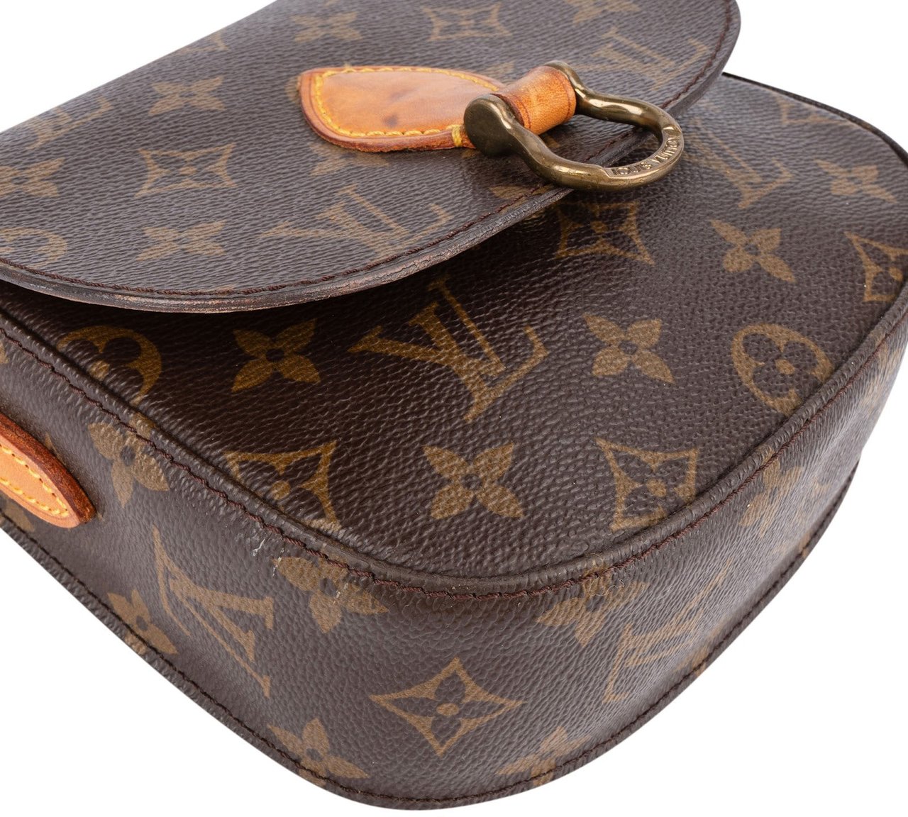 Louis Vuitton Louis Vuitton Monogram Canvas Saint Cloud PM Crossbody Bag Bruin