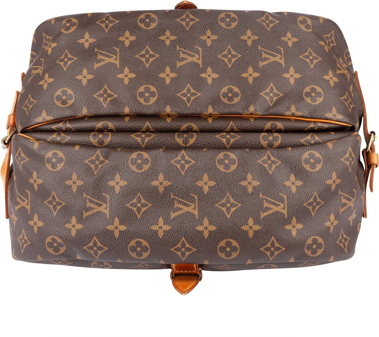Louis Vuitton Louis Vuitton Monogram Canvas Saumur 35 Crossbody Bag Bruin