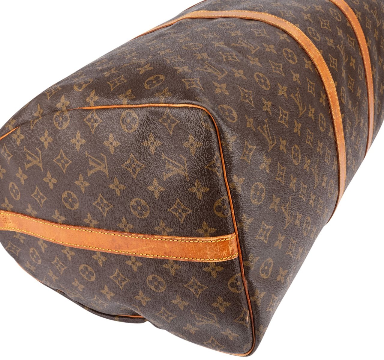 Louis Vuitton Louis Vuitton Monogram Canvas Keepall 60 Bandoulière Travel Bag Bruin