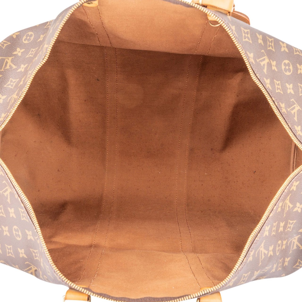 Louis Vuitton Louis Vuitton Monogram Canvas Keepall 60 Bandoulière Travel Bag Bruin