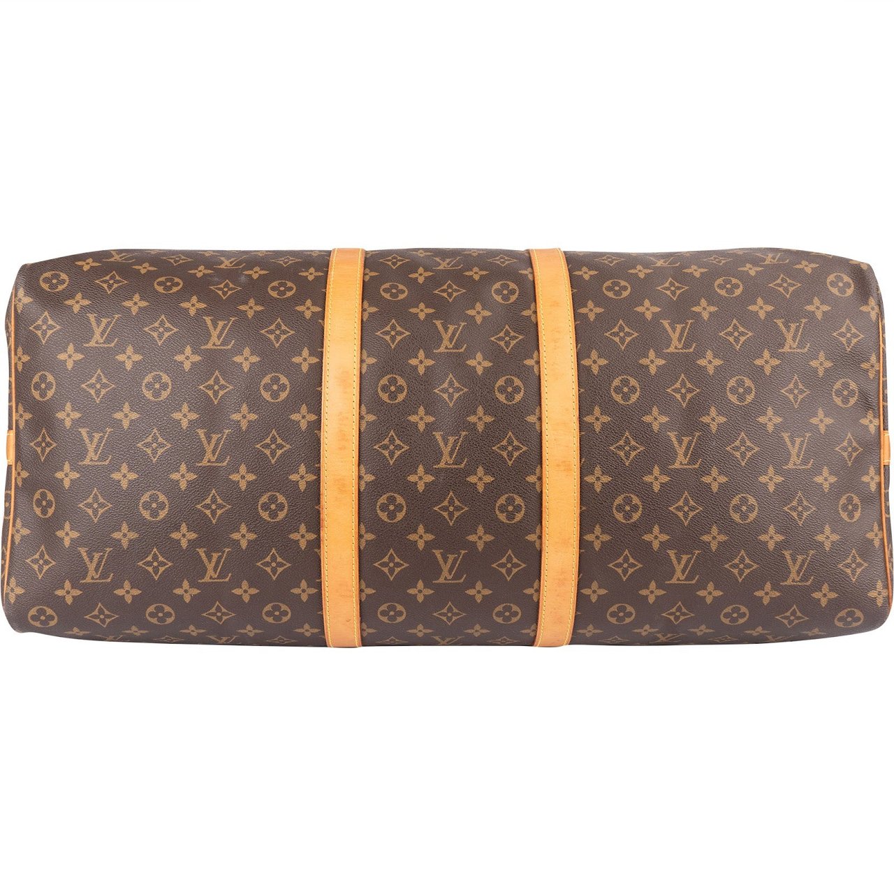 Louis Vuitton Louis Vuitton Monogram Canvas Keepall 60 Bandoulière Travel Bag Bruin