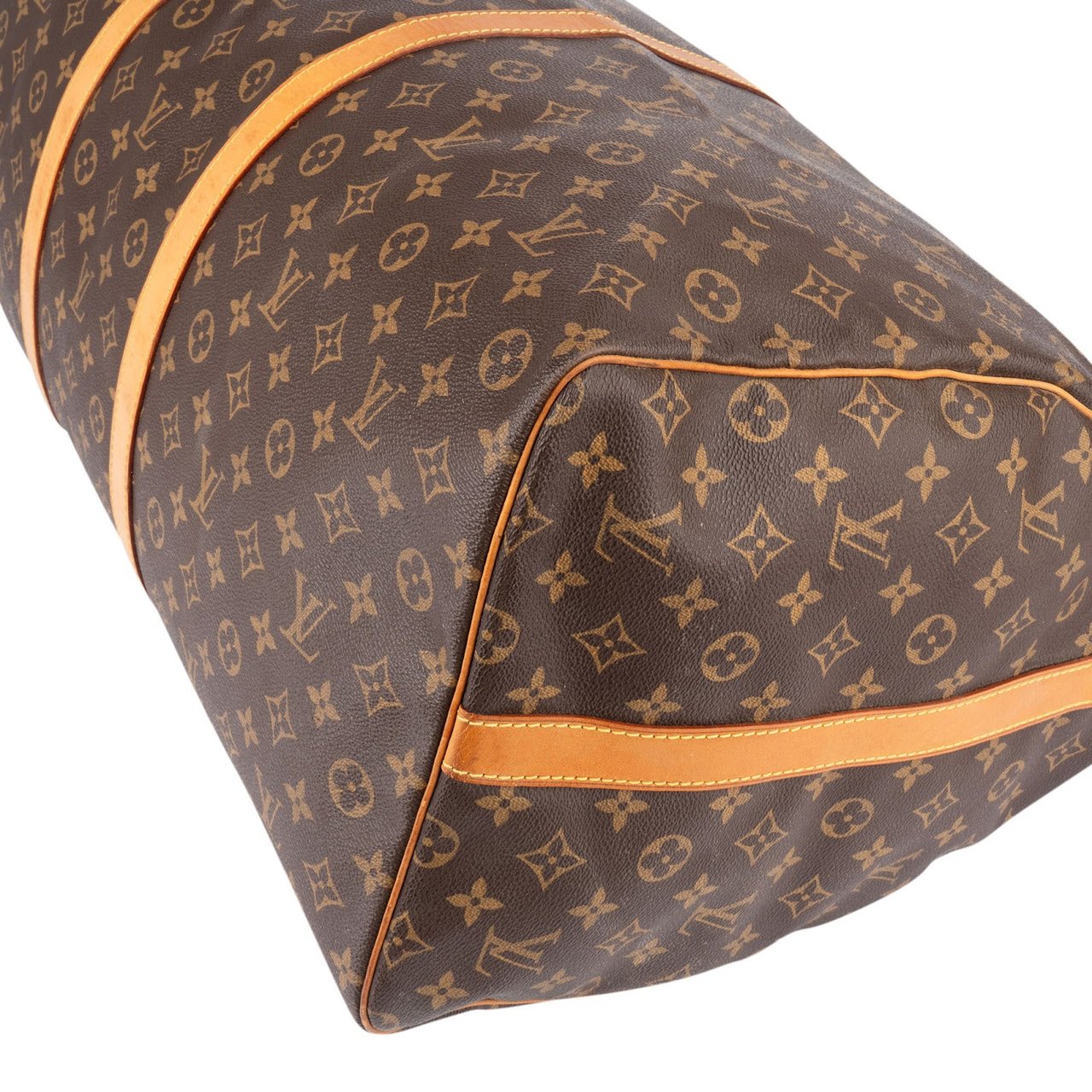 Louis Vuitton Louis Vuitton Monogram Canvas Keepall 60 Bandoulière Travel Bag Bruin