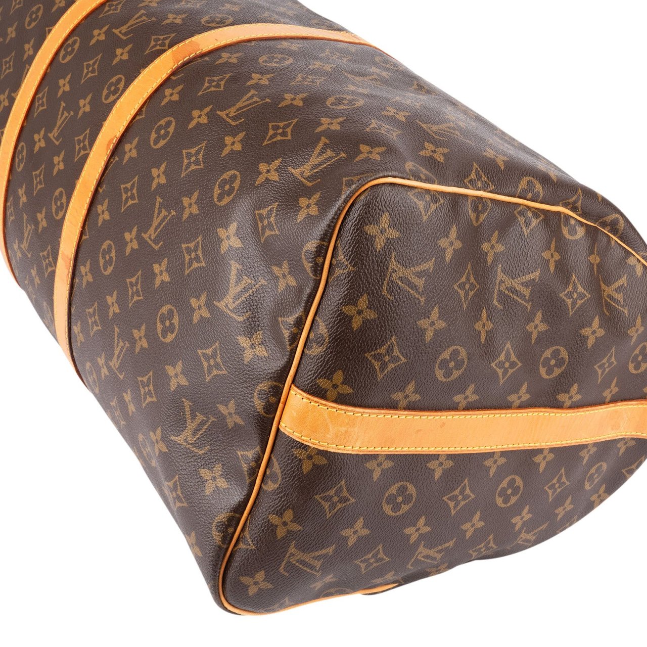 Louis Vuitton Louis Vuitton Monogram Canvas Keepall 55 Bandoulière Travel Bag Bruin