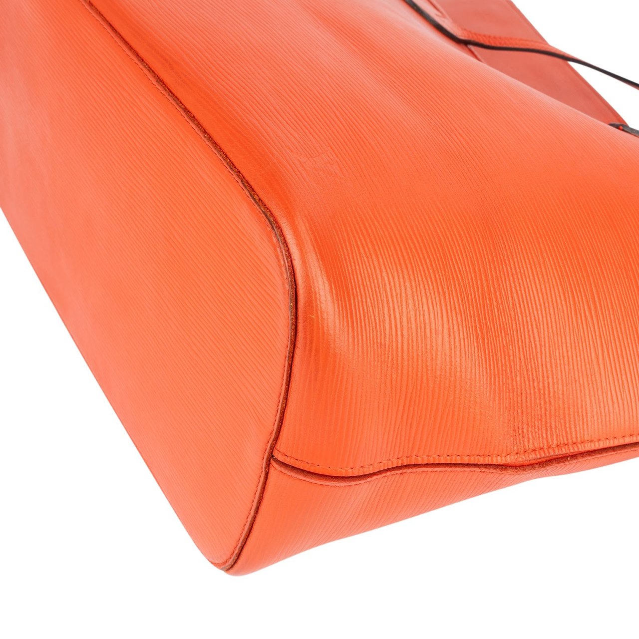 Louis Vuitton Orange Epi Leather Neverfull MM Shoulder Bag Oranje