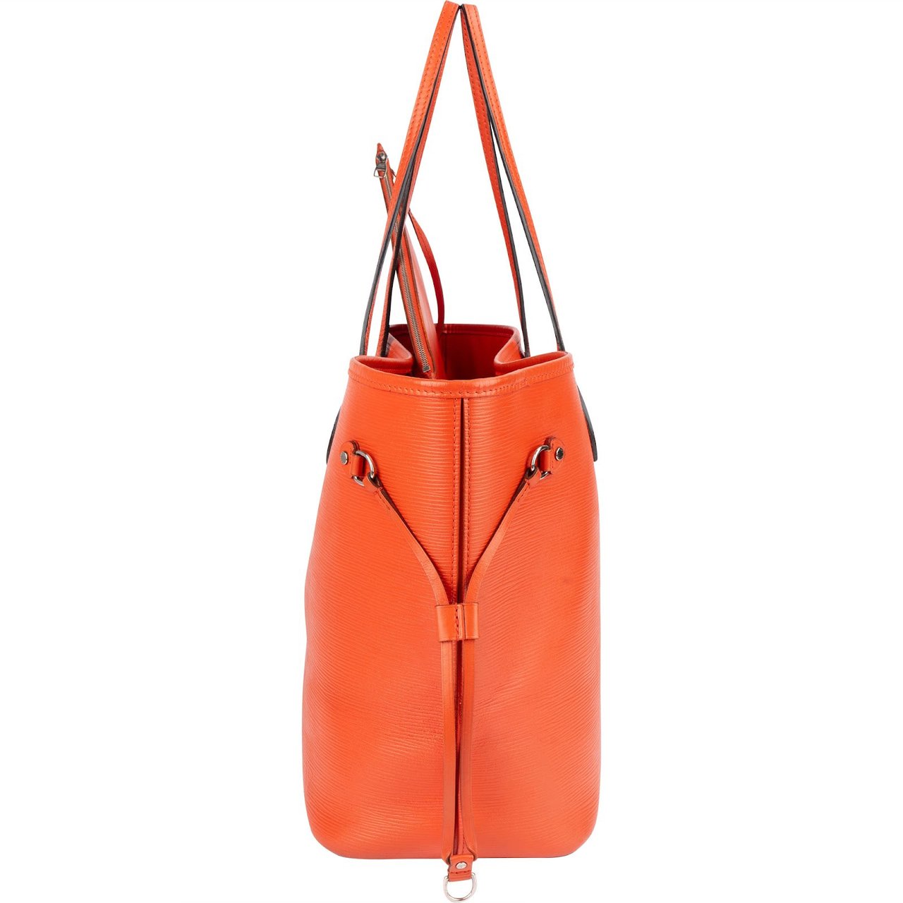 Louis Vuitton Orange Epi Leather Neverfull MM Shoulder Bag Oranje