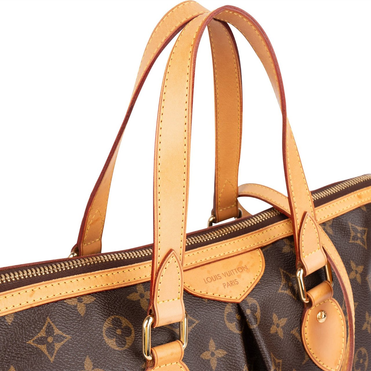 Louis Vuitton Louis Vuitton Monogram Canvas Palermo PM Handbag Bruin
