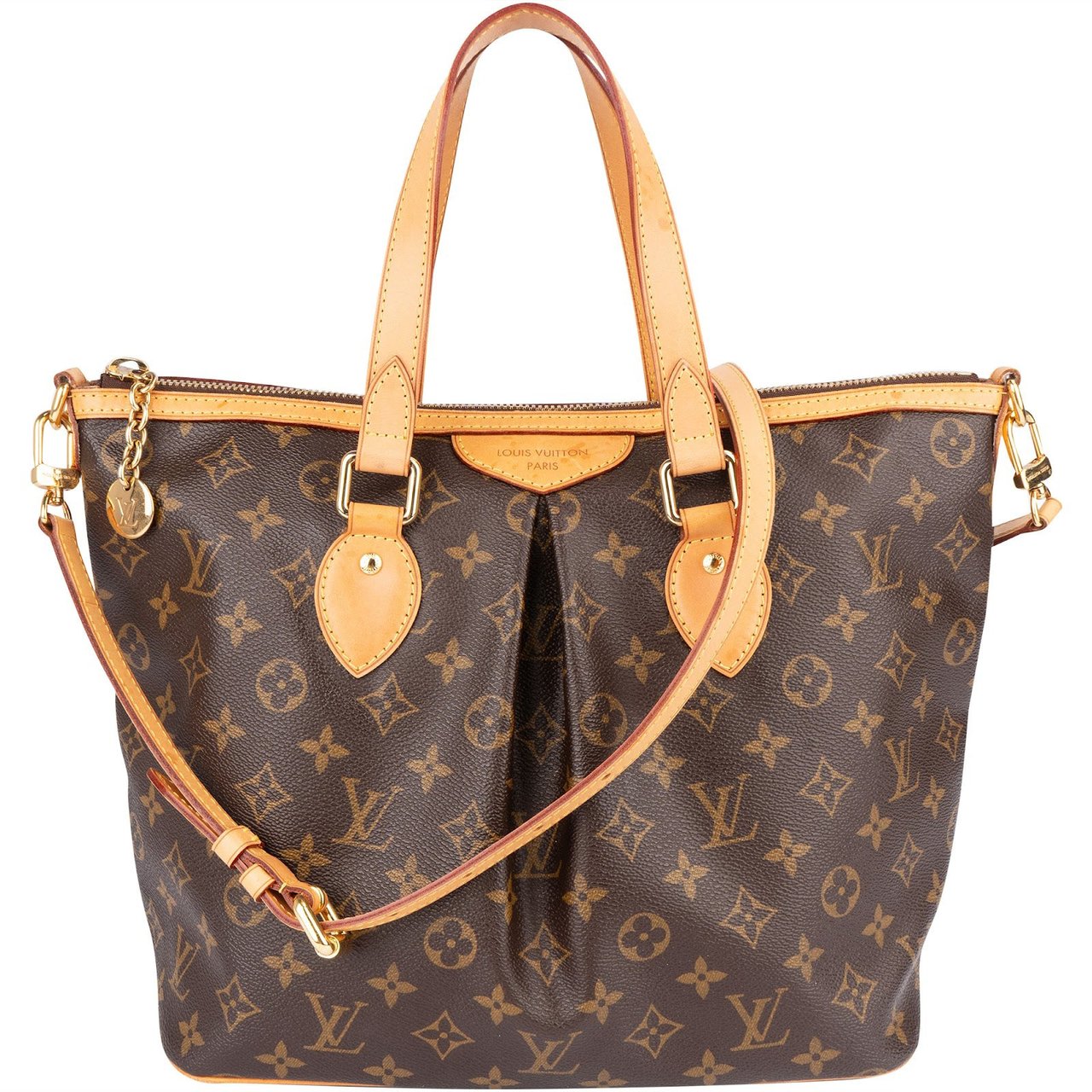 Louis Vuitton Louis Vuitton Monogram Canvas Palermo PM Handbag Bruin