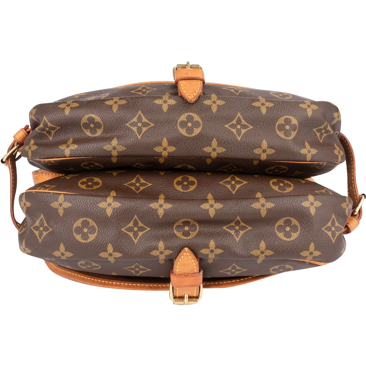 Louis Vuitton Louis Vuitton Monogram Canvas Saumur 30 Crossbody Bag Bruin