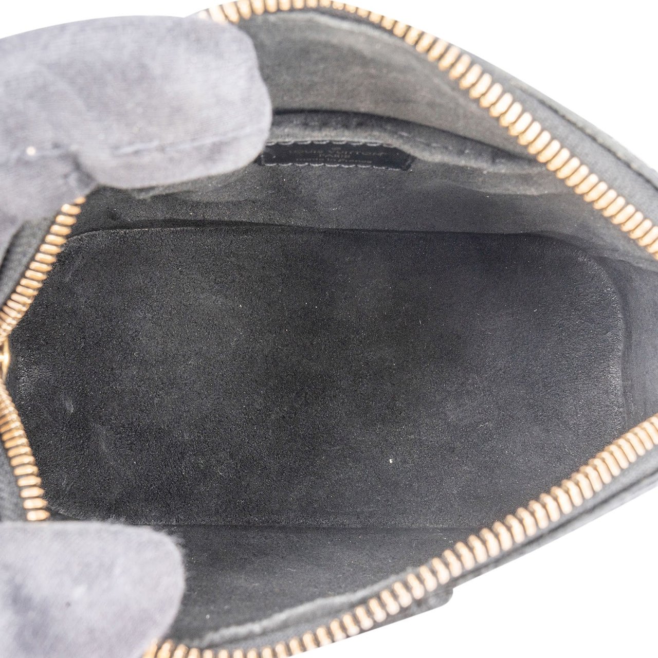 Louis Vuitton Louis Vuitton Noir Epi Leather Alma BB Crossbody Bag Zwart