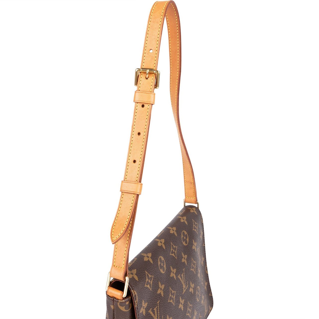 Louis Vuitton Louis Vuitton Monogram Canvas Musette Tango Shoulder Bag Bruin