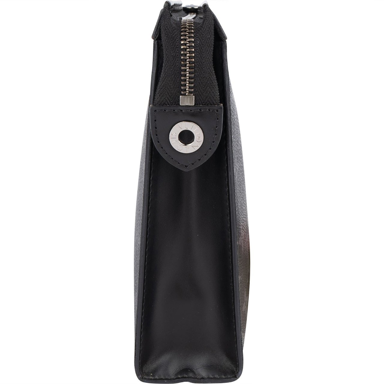 Louis Vuitton Louis Vuitton Monogram Eclipse Canvas Pochette Voyage Clutch Zwart