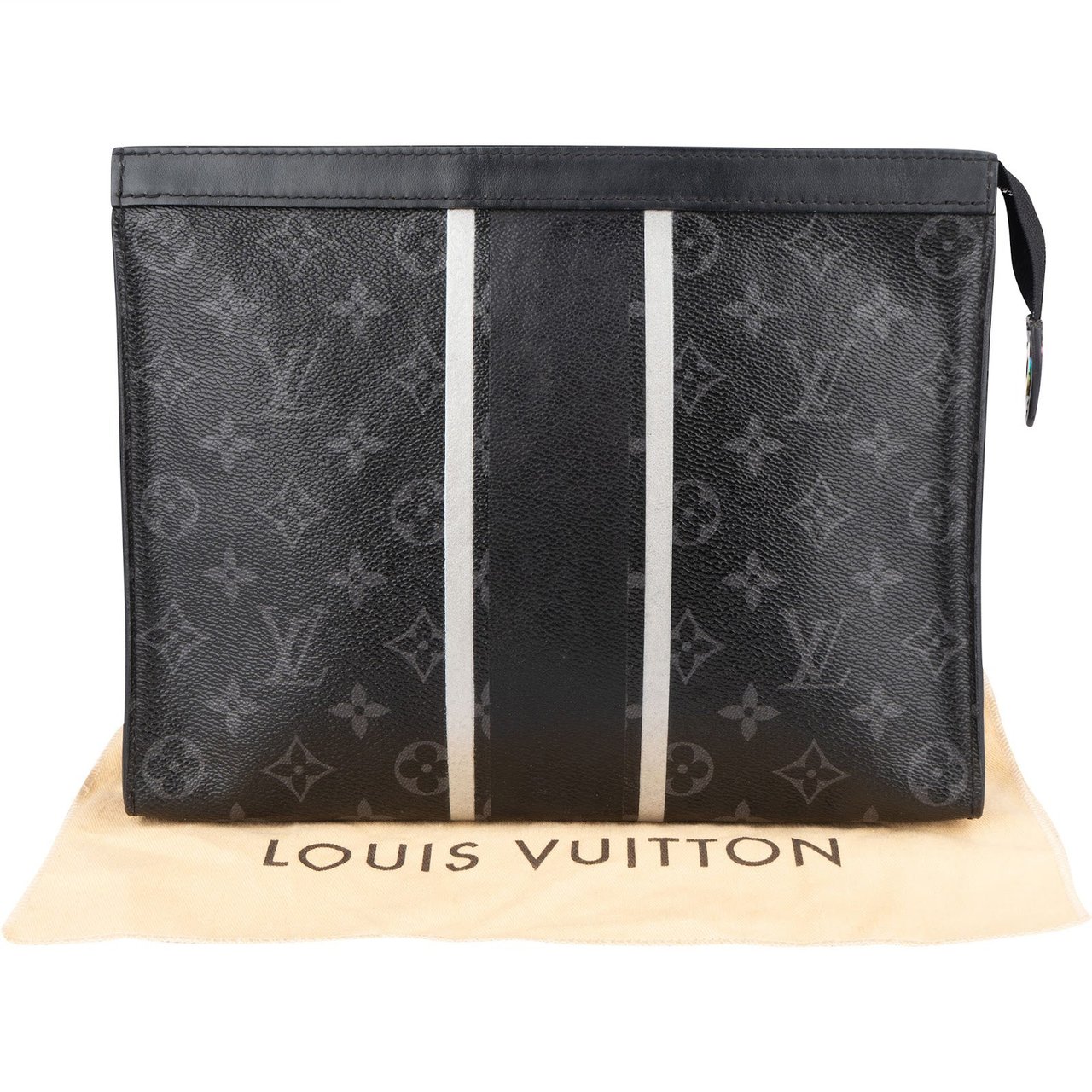 Louis Vuitton Louis Vuitton Monogram Fujiwara Fragment Pochette Clutch Zwart