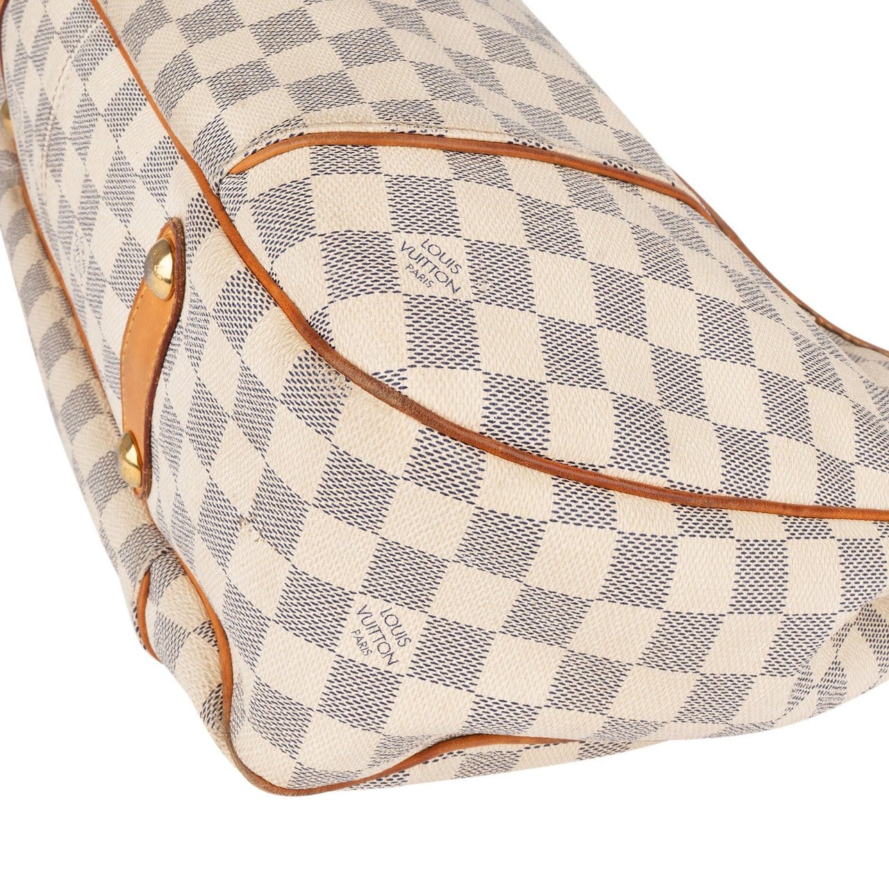 Louis Vuitton Monogram Damier Azur Canvas Galliera PM Shoulder Bag Wit