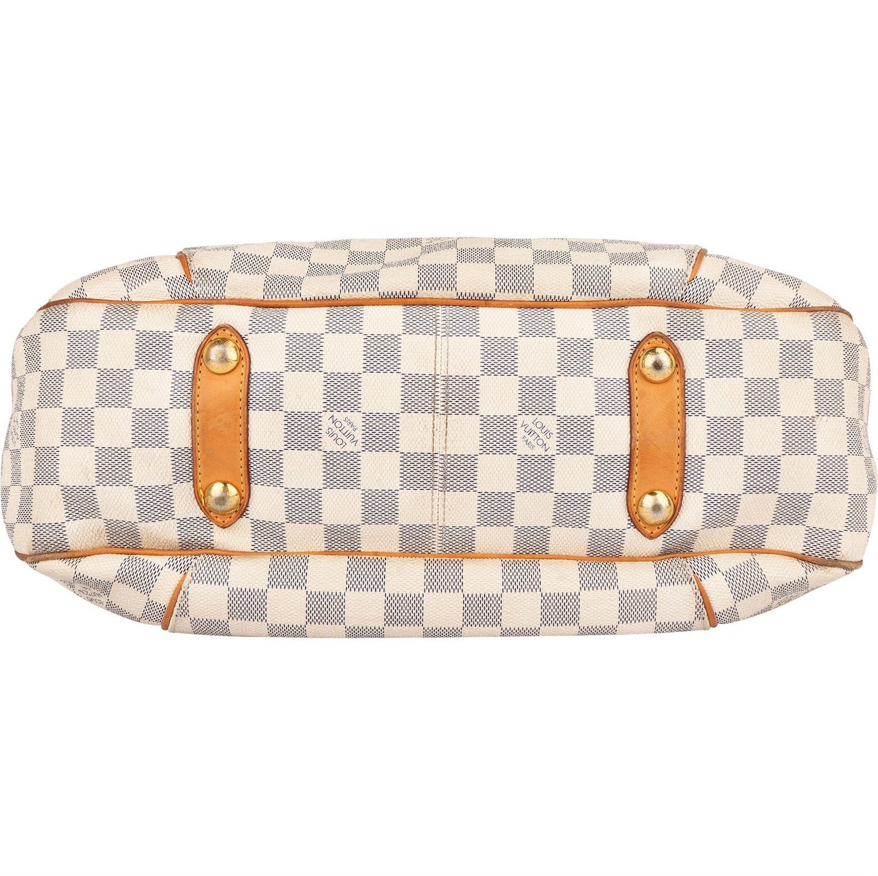 Louis Vuitton Monogram Damier Azur Canvas Galliera PM Shoulder Bag Wit