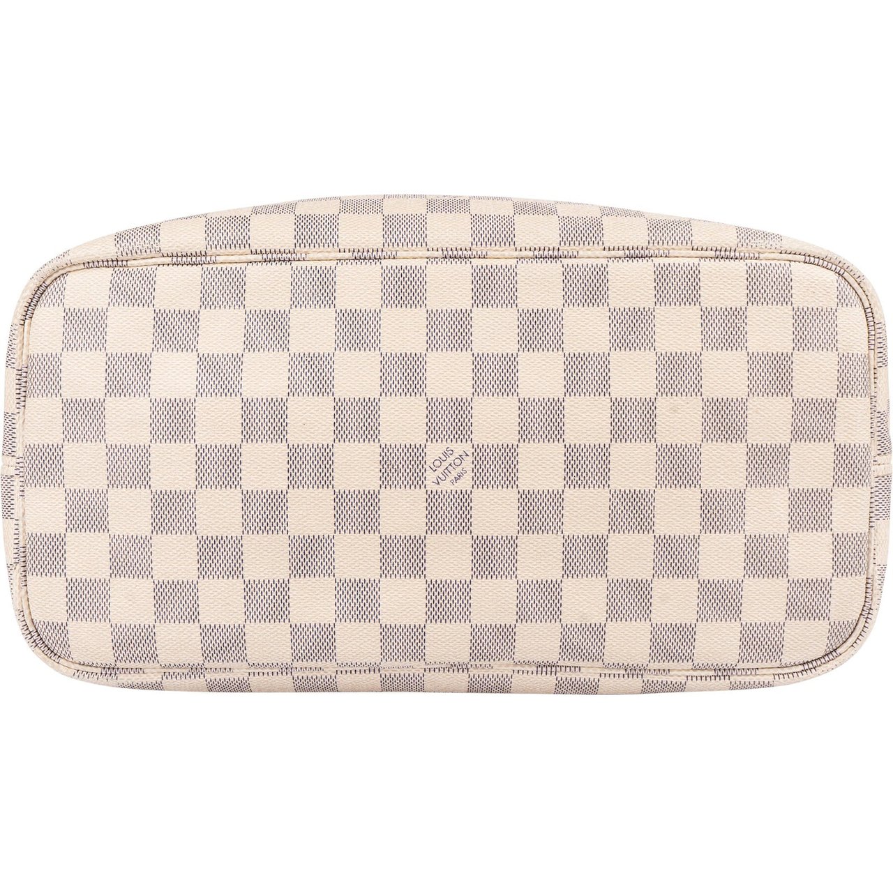 Louis Vuitton Louis Vuitton Monogram Damier Azur Neverfull MM Shoulder Bag Wit