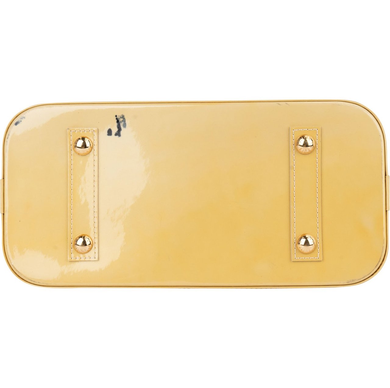 Louis Vuitton Louis Vuitton Monogram Vernis Alma PM Handbag Geel