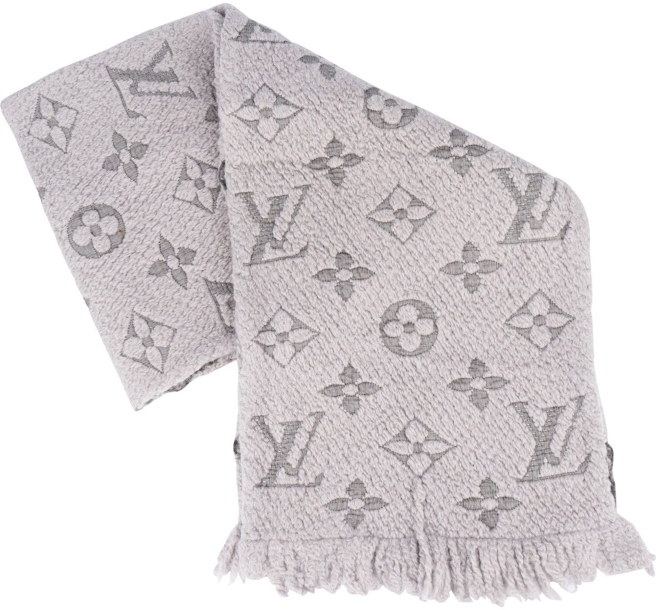 Louis Vuitton Louis Vuitton Monogram Logomania Schal Scarf Donkergrijs