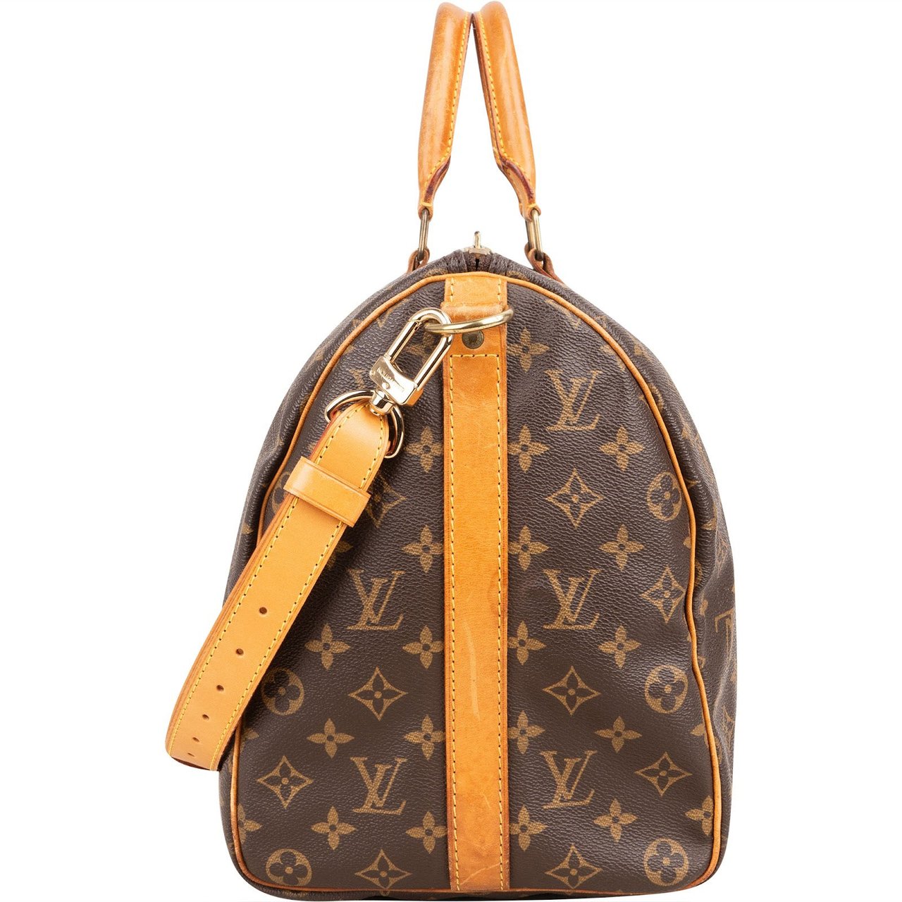 Louis Vuitton Louis Vuitton Monogram Canvas Keepall 45 Bandoulière Travel Bag Bruin