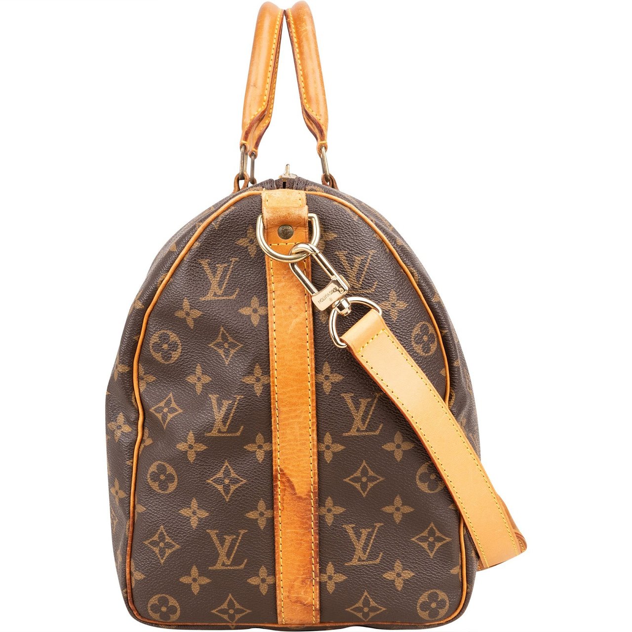 Louis Vuitton Louis Vuitton Monogram Canvas Keepall 45 Bandoulière Travel Bag Bruin