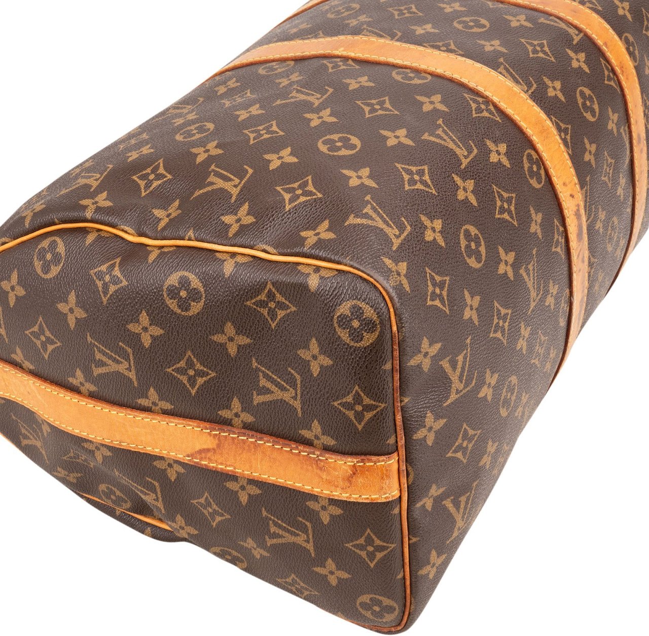 Louis Vuitton Louis Vuitton Monogram Canvas Keepall 45 Bandoulière Travel Bag Bruin
