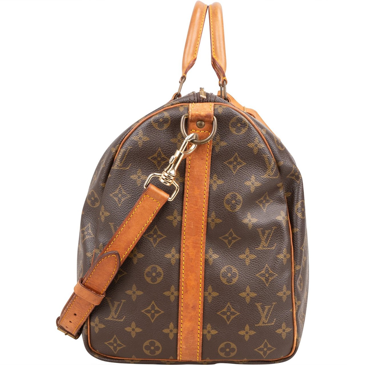 Louis Vuitton Louis Vuitton Monogram Canvas Keepall 50 Bandoulière Travel Bag Bruin