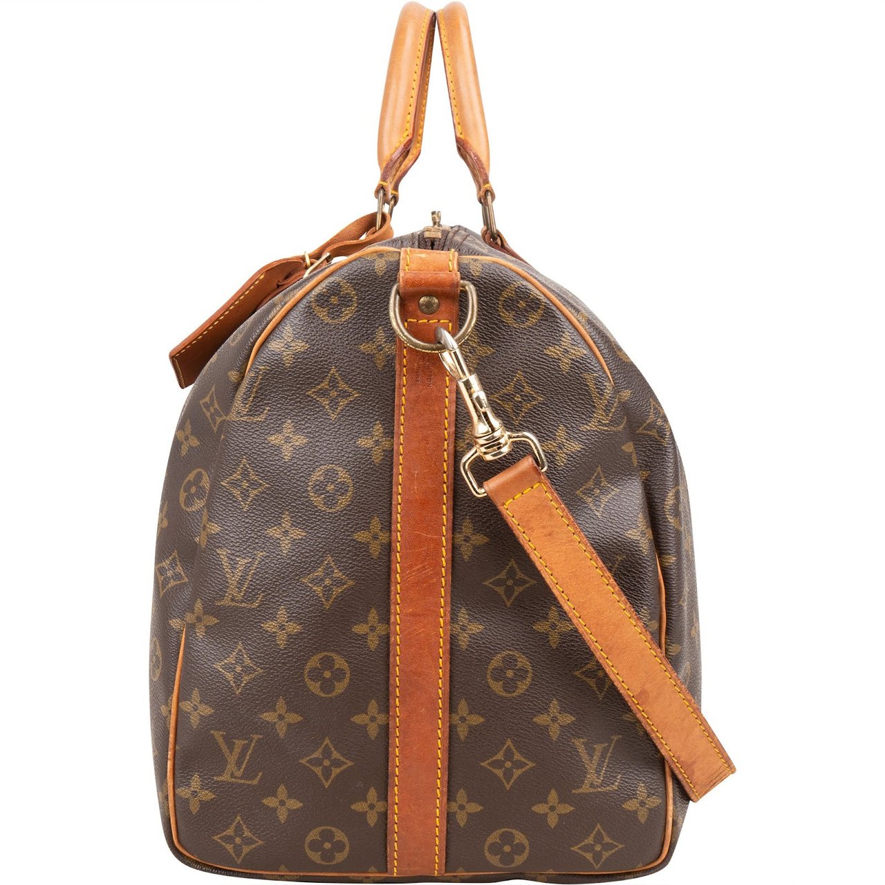 Louis Vuitton Louis Vuitton Monogram Canvas Keepall 50 Bandoulière Travel Bag Bruin