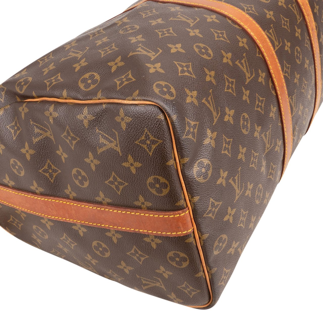 Louis Vuitton Louis Vuitton Monogram Canvas Keepall 50 Bandoulière Travel Bag Bruin