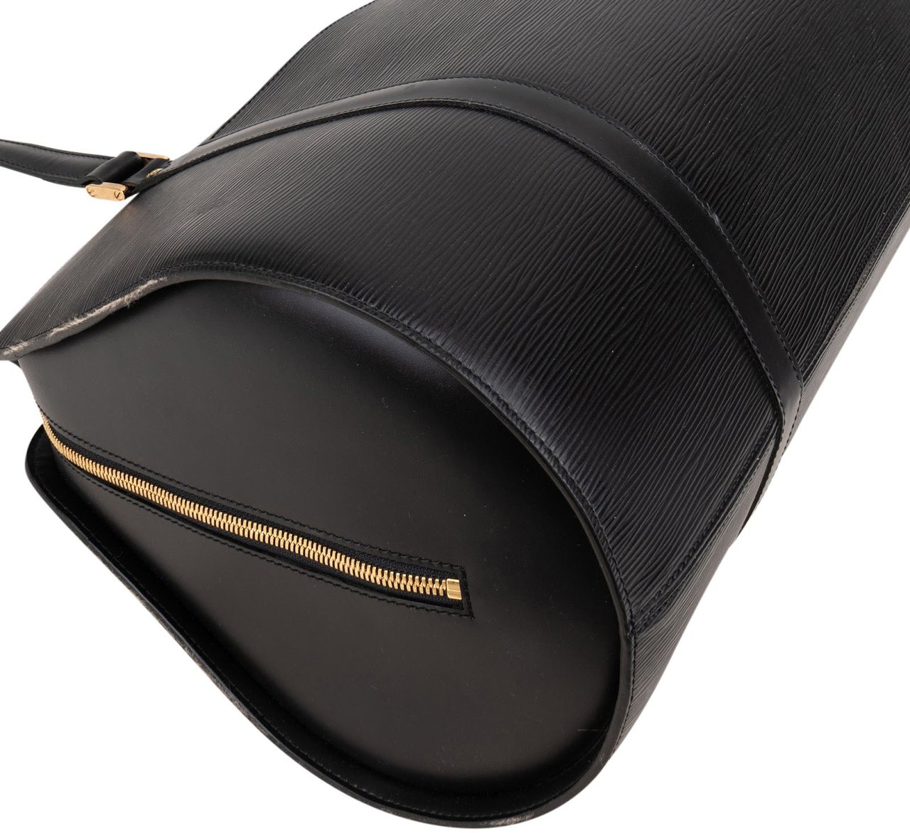 Louis Vuitton Louis Vuitton Noir Epi Leather Solferino GM Weekender Shoulder Bag Zwart