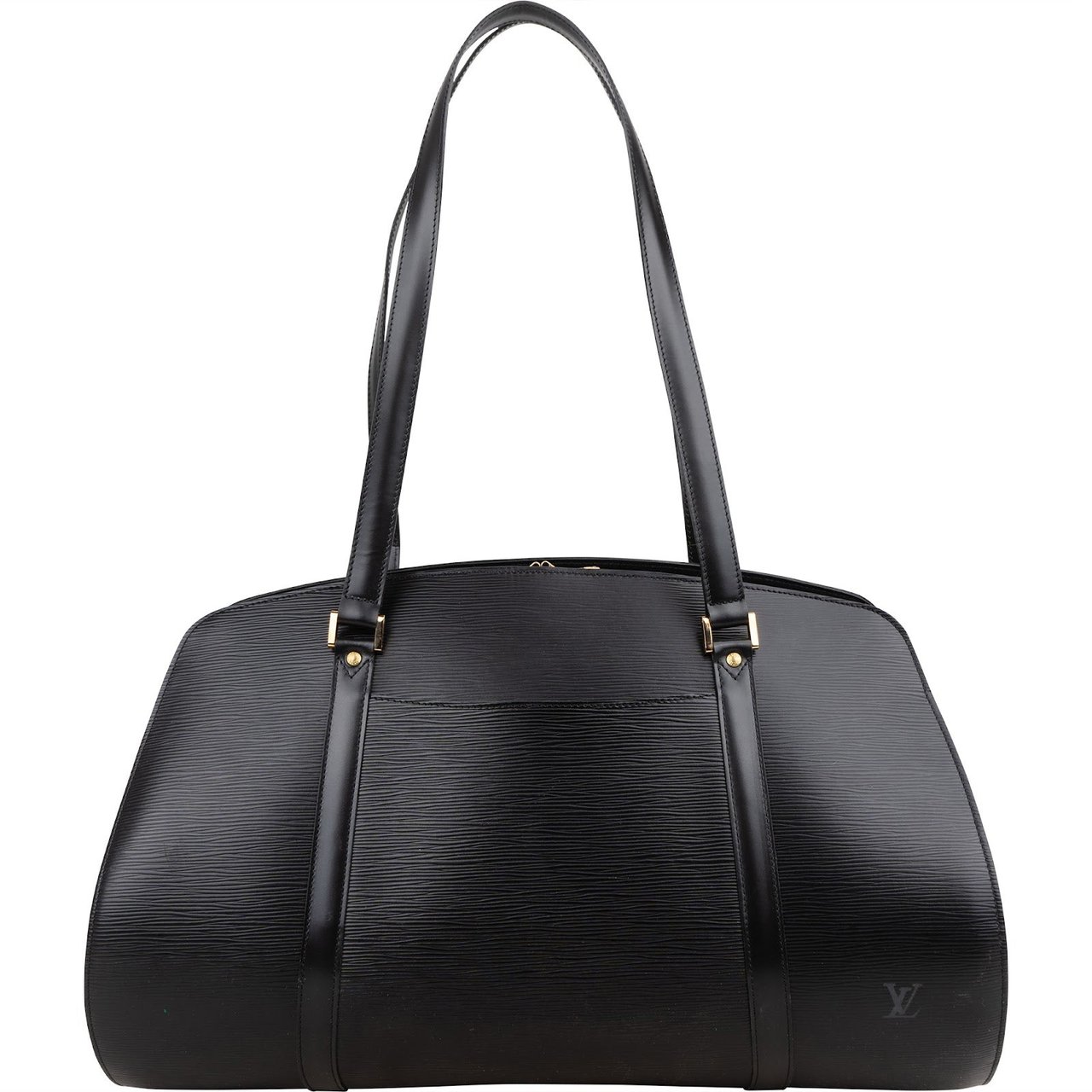 Louis Vuitton Louis Vuitton Noir Epi Leather Solferino GM Weekender Shoulder Bag Zwart