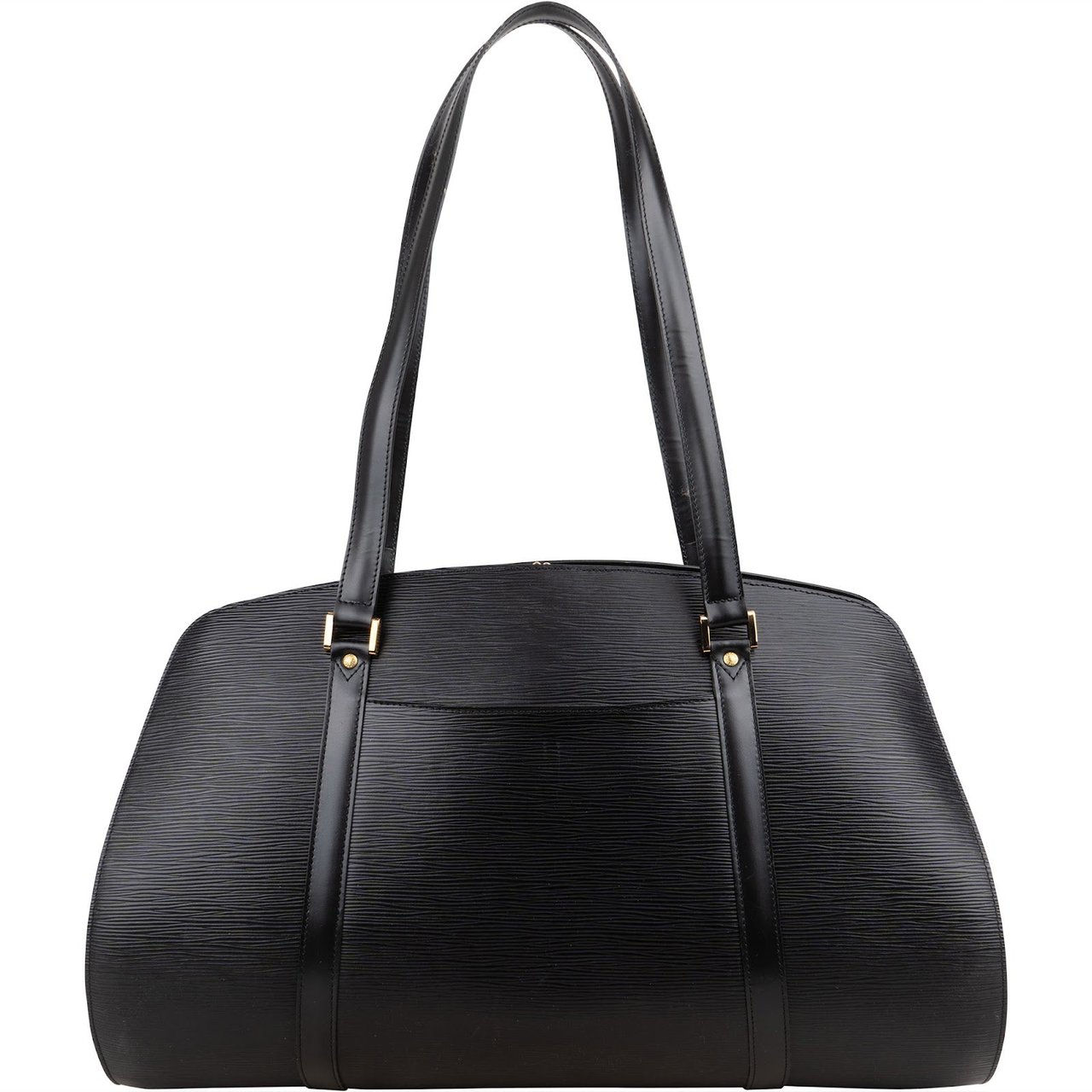 Louis Vuitton Louis Vuitton Noir Epi Leather Solferino GM Weekender Shoulder Bag Zwart