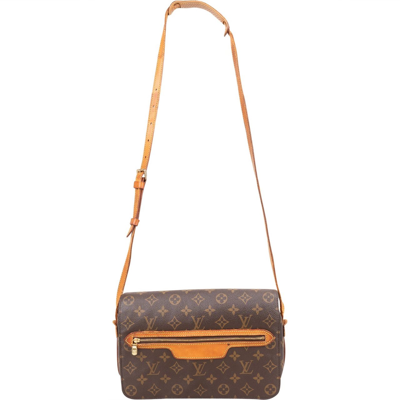 Louis Vuitton Louis Vuitton Monogram Canvas Saint Germain GM Crossbody Bag Bruin