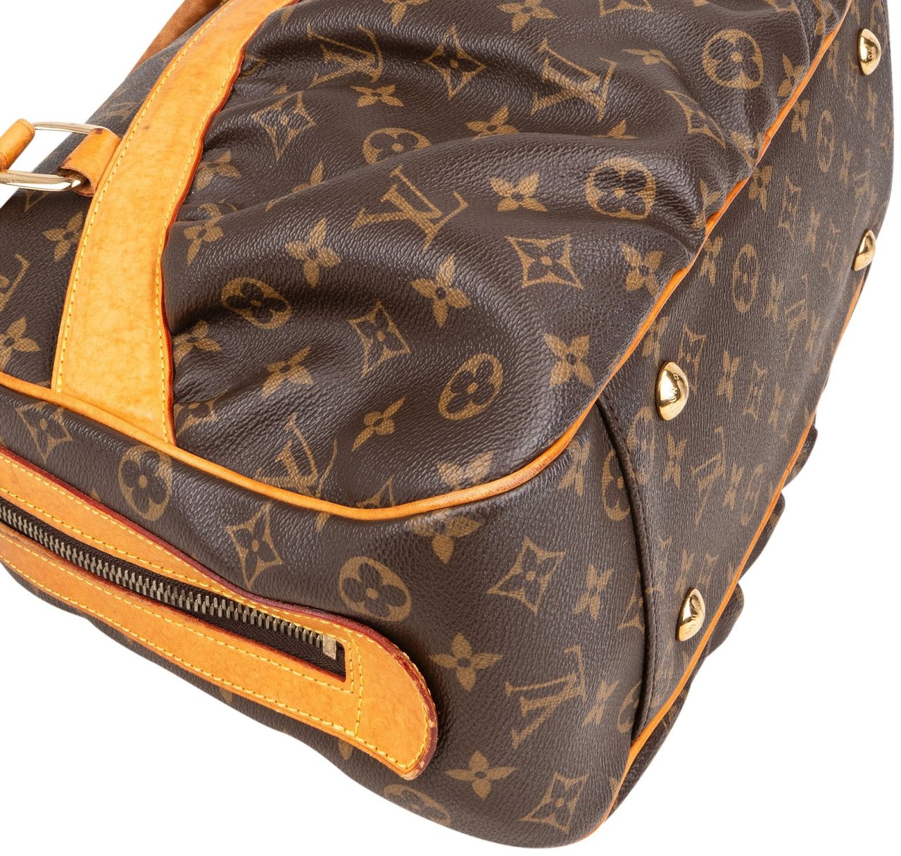 Louis Vuitton Louis Vuitton Monogram Canvas Mizi Handbag Bruin