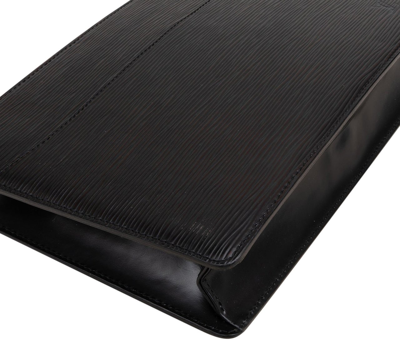 Louis Vuitton Louis Vuitton Noir Epi Leather Pochette Homme Clutch Zwart