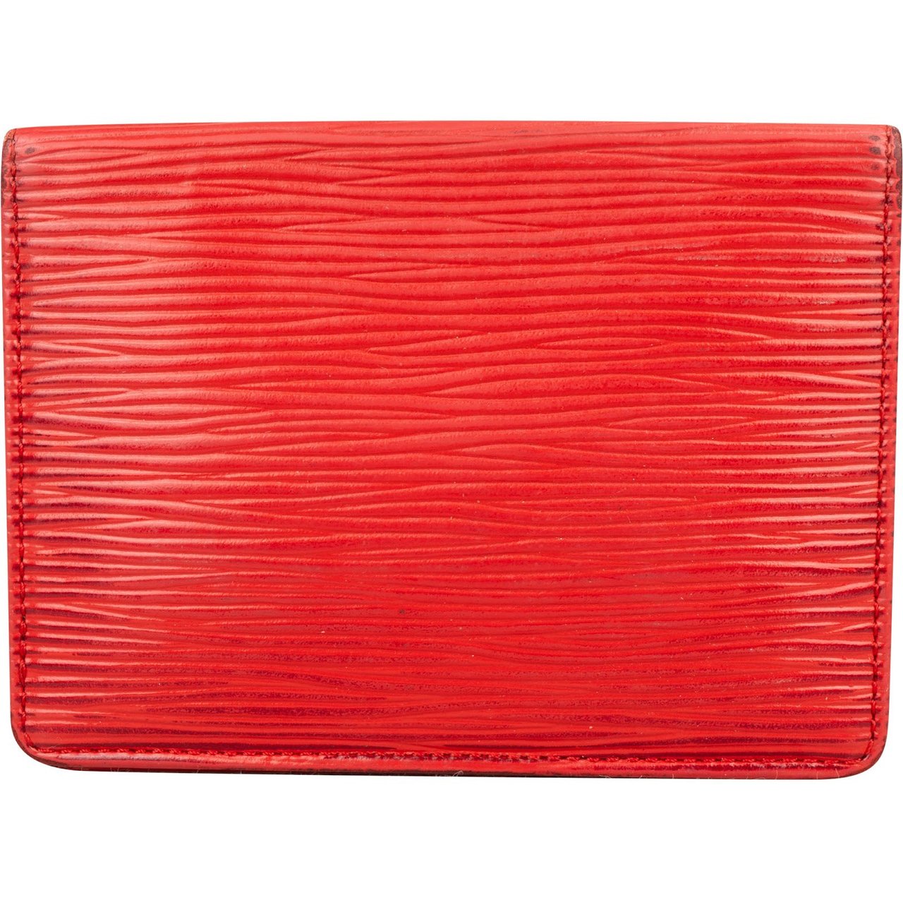 Louis Vuitton Louis Vuitton Red Epi Leather Cardholder Rood
