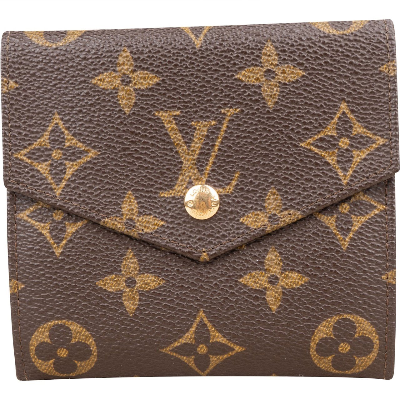 Louis Vuitton Louis Vuitton Monogram Canvas Elise Wallet Bruin