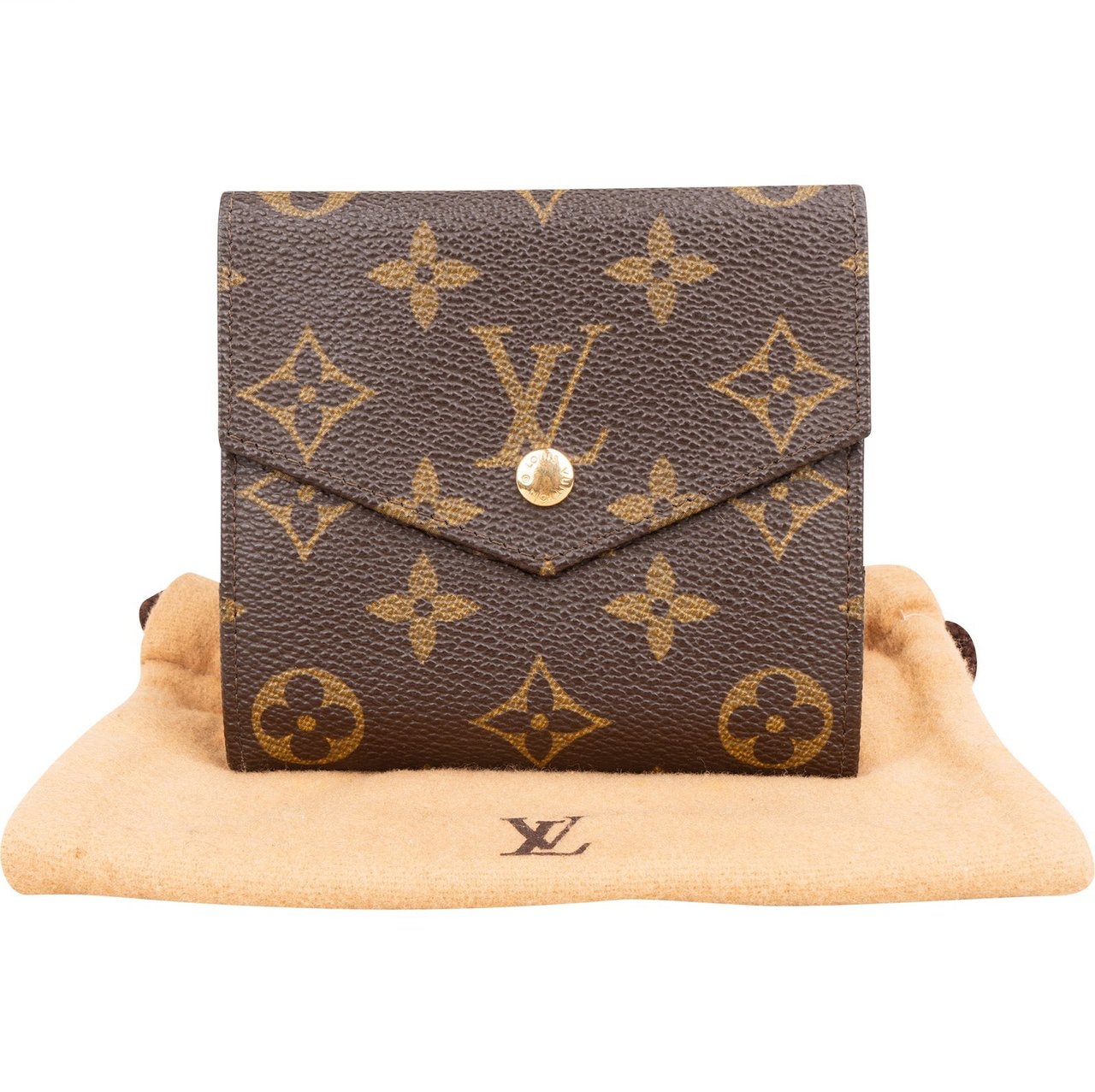 Louis Vuitton Louis Vuitton Monogram Canvas Elise Wallet Bruin