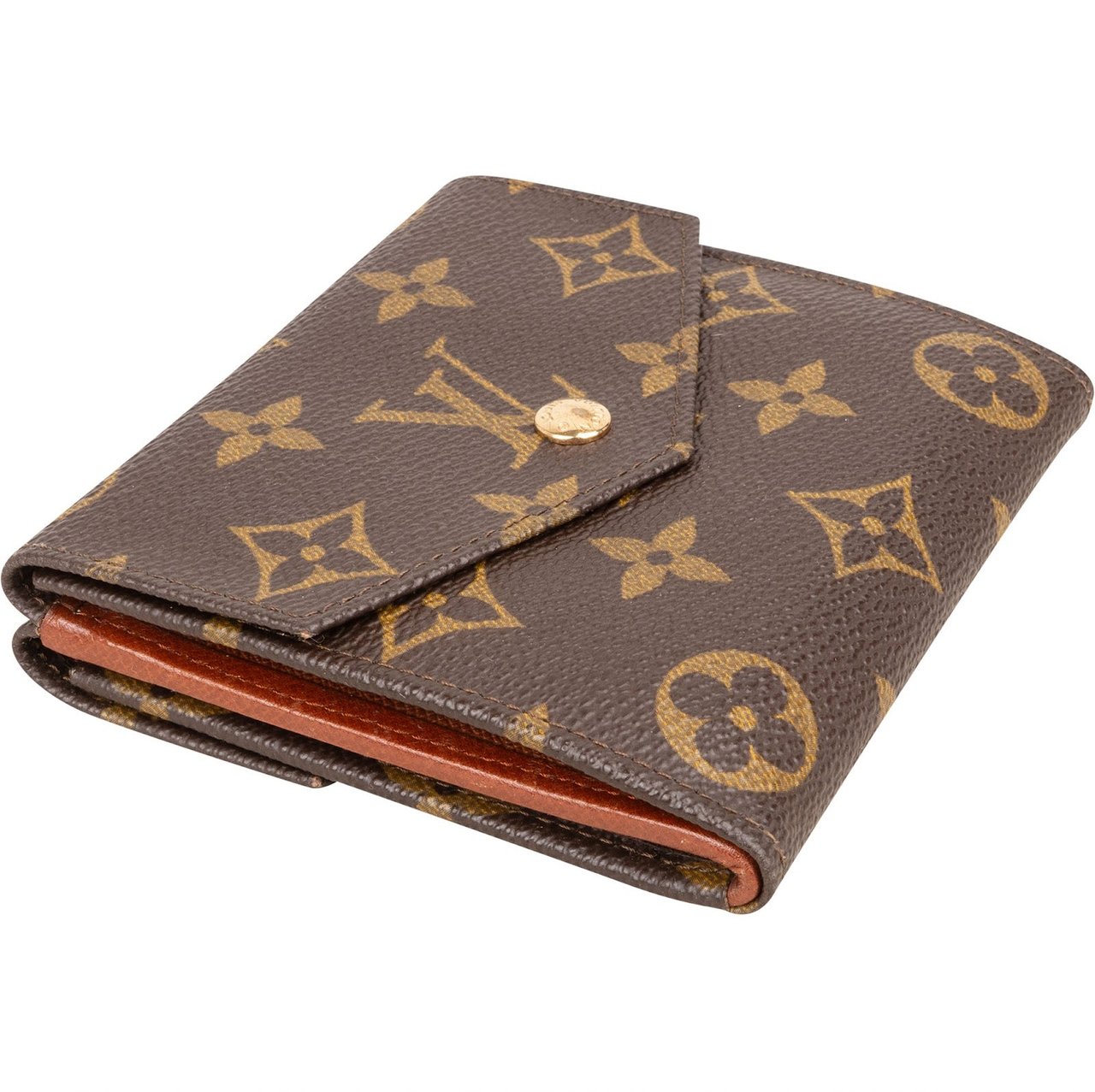 Louis Vuitton Louis Vuitton Monogram Canvas Elise Wallet Bruin