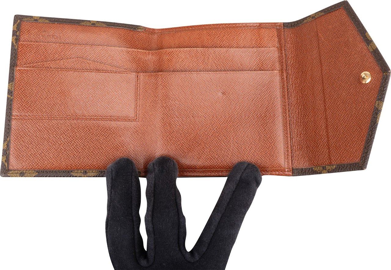 Louis Vuitton Louis Vuitton Monogram Canvas Elise Wallet Bruin