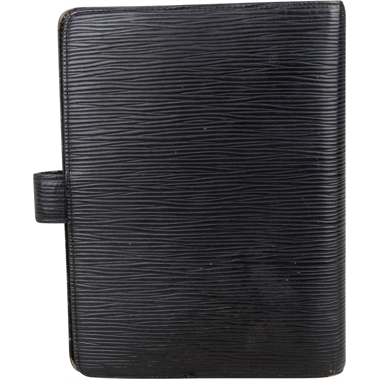 Louis Vuitton Louis Vuitton Noir Epi Leather Agenda MM Zwart